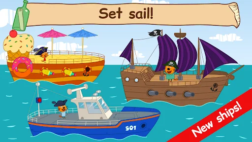 Kid-E-Cats: Sea Adventure Game