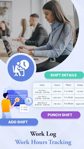 Work Log - Work Hours Tracking