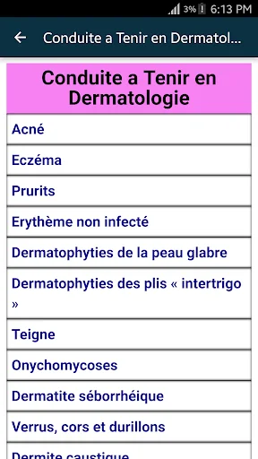 CAT en Dermatologie