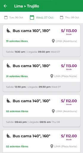 Oltursa Móvil - Pasajes de Bus screenshot 4