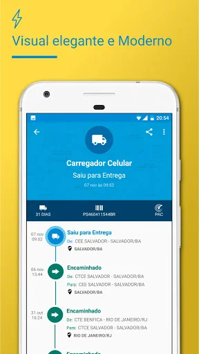 Rastreador Correios Encomendas screenshot 2