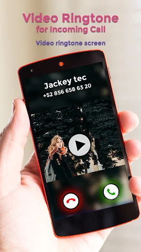 Video Ringtone for Incoming Ca screenshot 3