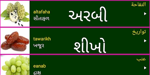 Learn Arabic From Gujarati