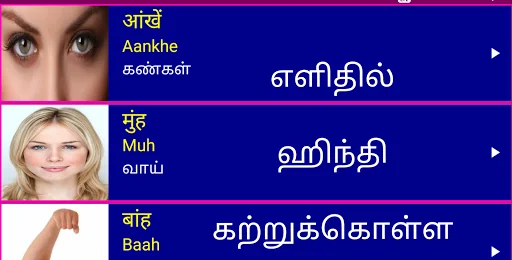 Learn Hindi from Tamil