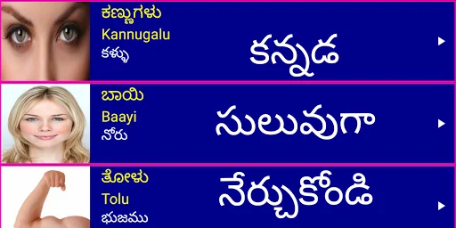 Learn Kannada From Telugu