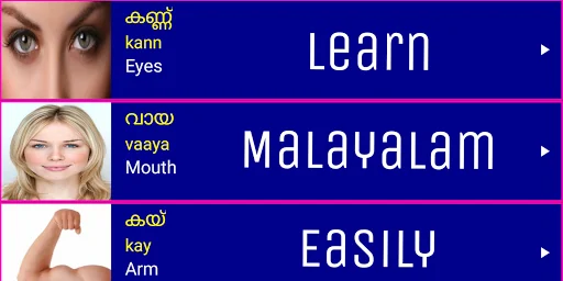 Learn Malayalam From English