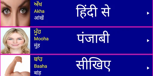 Learn Punjabi From Hindi