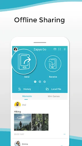 Zapya Go - Share File with Tho screenshot 1
