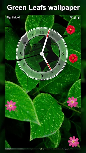 Green Leaf Live Wallpaper HD screenshot 1