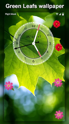 Green Leaf Live Wallpaper HD screenshot 2
