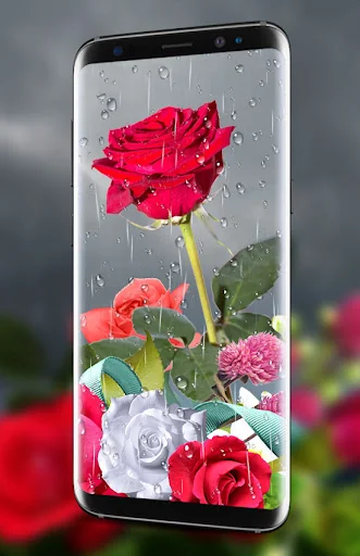 Flower Clock Live wallpaper–HD