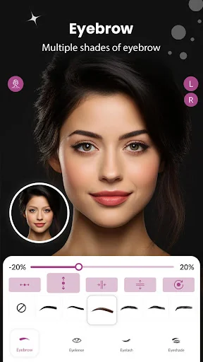 Eyebrow Shape Changer & Editor