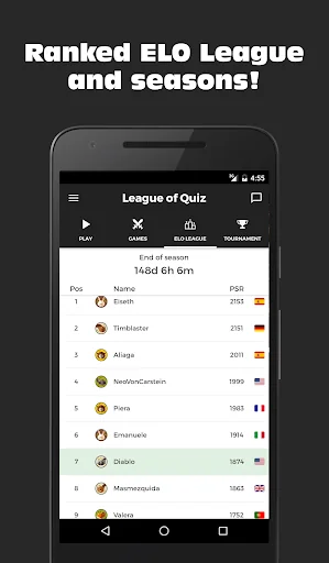 League of Quiz - Trivia board screenshot 3