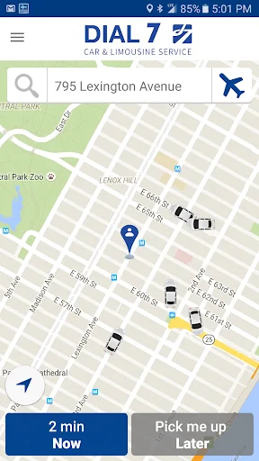 Dial 7 Car and Limousine screenshot 1
