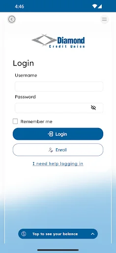 Diamond Credit Union Mobile screenshot 1