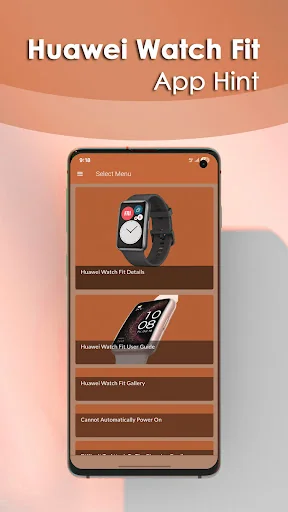 Huawei Watch Fit App Hint