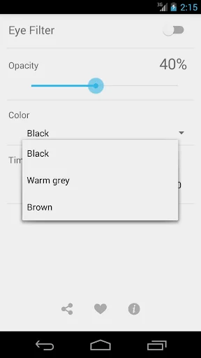 Eye Filter (Blue light filter) screenshot 2