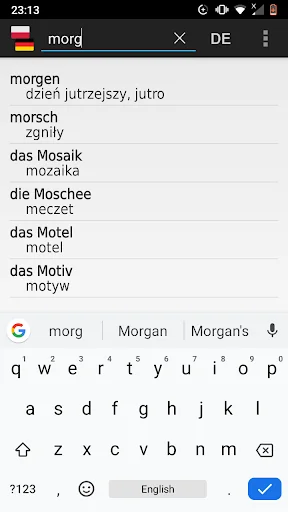 Polish - German offline dict.