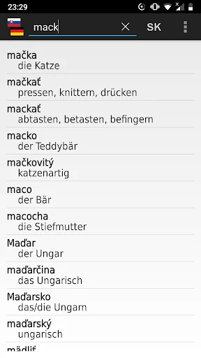 Slovak - German offline dict.