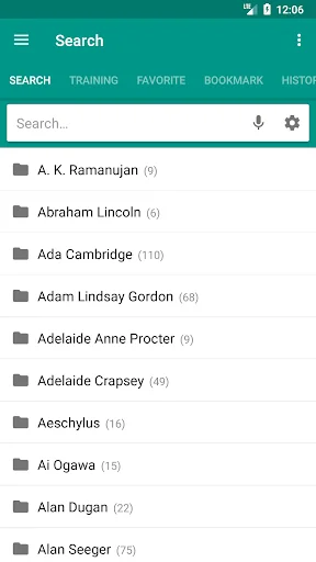English Poets and Poems screenshot 2