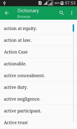 Law Dictionary Offline screenshot 1