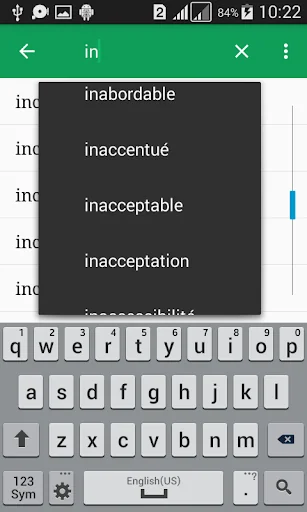 French Synonyms Offline screenshot 2