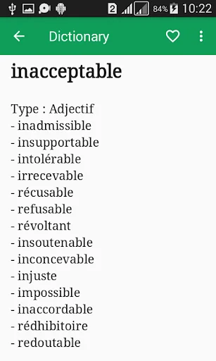 French Synonyms Offline screenshot 3