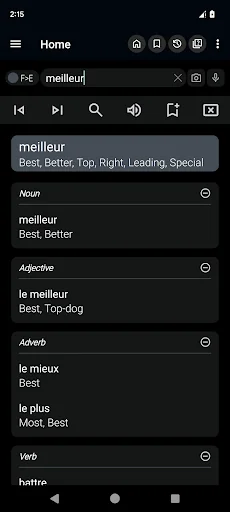 English French Dictionary screenshot 2
