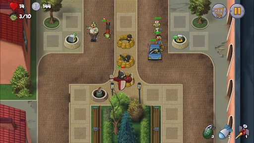 Zombie Town Survival Defense screenshot 4