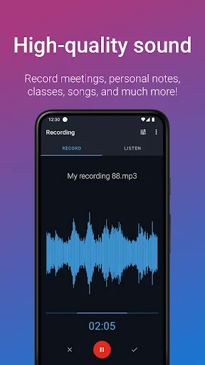 Easy Voice Recorder Pro screenshot 2