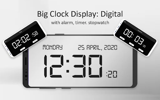 Big Clock Display: Digital screenshot 1
