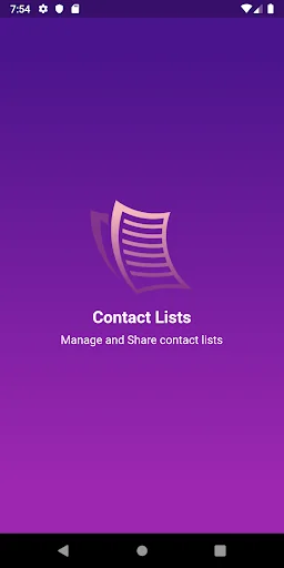 Contact Lists