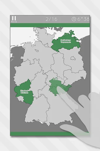 E. Learning Germany Map Puzzle