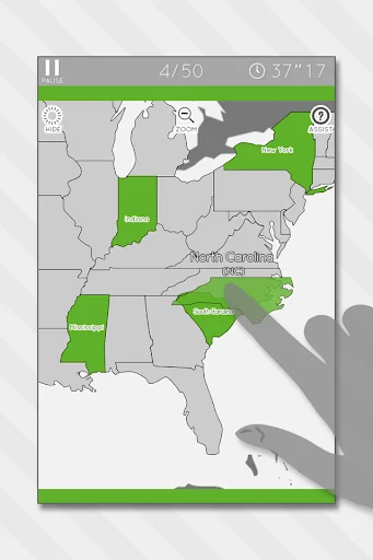 E. Learning U.S. Map Puzzle