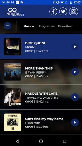 Radio Infinita 100.1 screenshot 3
