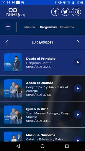 Radio Infinita 100.1 screenshot 4
