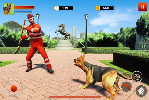 Wild Dog Attack Simulator 3D screenshot 2