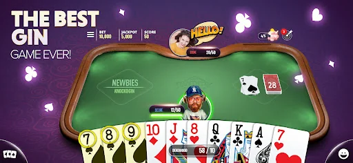 Gin Rummy Extra - Online Rummy screenshot 1