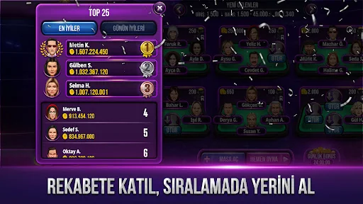 Rakkip Çanak Okey screenshot 3