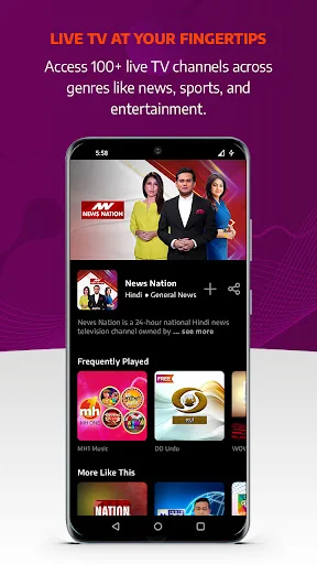 nexGTv Live TV News Cricket screenshot 3