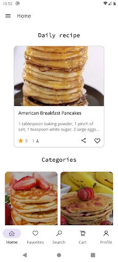 Pancake Recipes screenshot 1