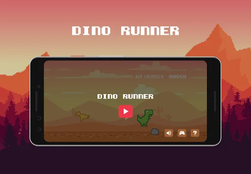 Dino - desert runner screenshot 1
