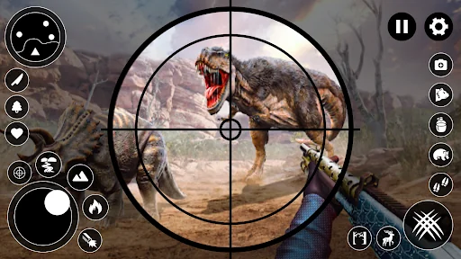 Real Dinosaur Hunting Gun Game screenshot 1