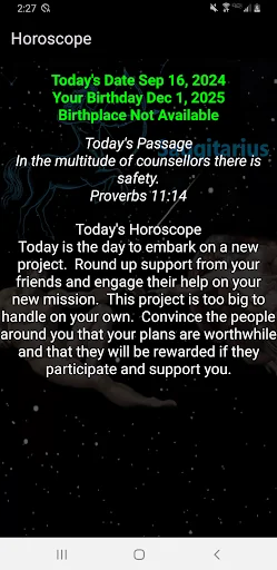 Bible Horoscopes screenshot 3