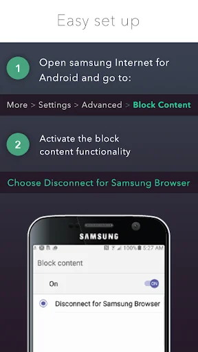 Disconnect for Samsung Interne screenshot 2