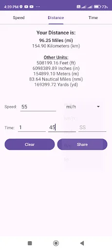 Speed Distance Time Calculator
