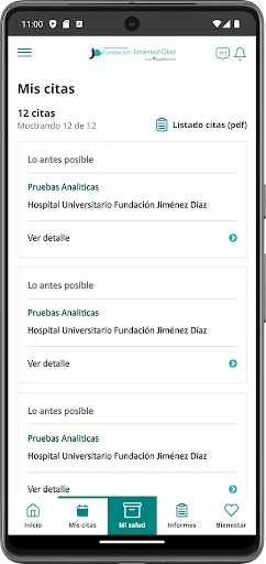 H. U. Fundación Jimenez Díaz screenshot 3