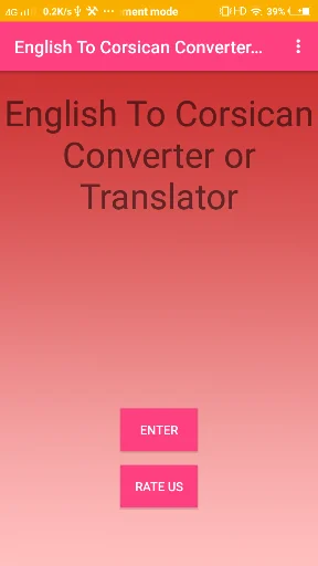 English To Corsican Converter