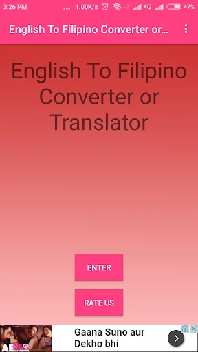 English To Filipino Converter