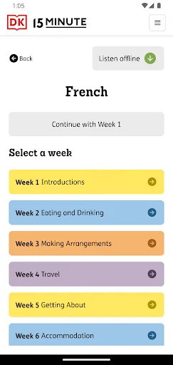 DK 15 Minute Language Course screenshot 3